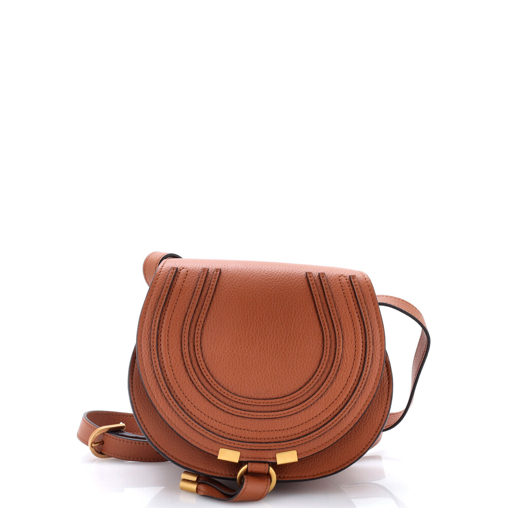 Chloe Mini Marcie Crossbody Bag Leather